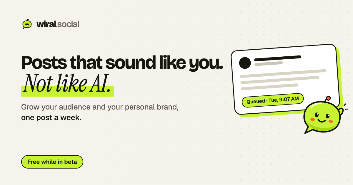 I built Wiral.Social - Helps you stay consistent on LinkedIn